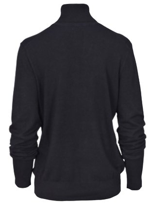 Blusa Manga Longa Em Tricô Feminino Adulto 1000103721 Malwee Preto