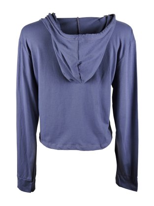 Blusa Manga Longa Feminina Adulto Com Capuz V529M Vila Flor Lilás