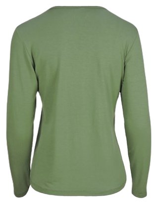 Blusa Manga Longa Feminina Adulto 7597 Paty Gloss Verde