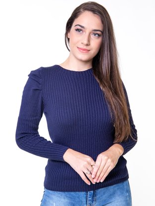 Blusa Manga Longa Feminina Adulto  LG087 Logan Marinho