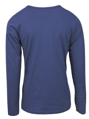 Blusa Juvenil Feminina Em Cotton  206210 kyly Marinho