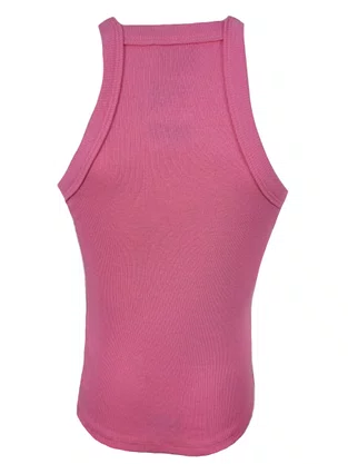 Blusa Regata Canelada Feminina Infantil 4/10 26719 Brandili Rosa