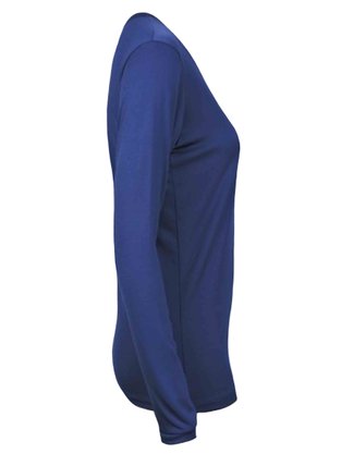 Blusa Térmica Feminina Gola Careca  Ellegante Marinho