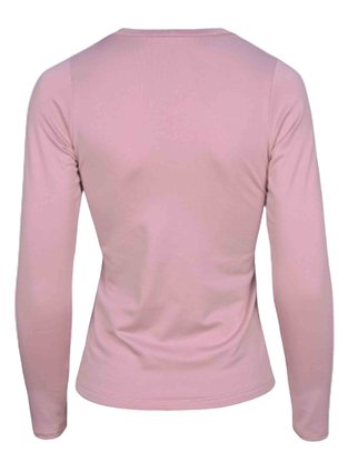 Blusa Térmica Feminina Gola Careca Ellegante Nude