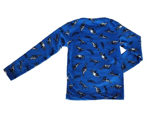 Blusa Térmica Masculina infantil 1-3 Estampada 24825 DC Têxtil Azul