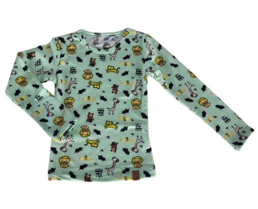 Blusa Térmica Masculina infantil 1-3 Estampada 24825 DC Têxtil Verde Claro Blusa Térmica Masculina infantil 1-3 Estampada 24825 DC Têxtil Verde Claro