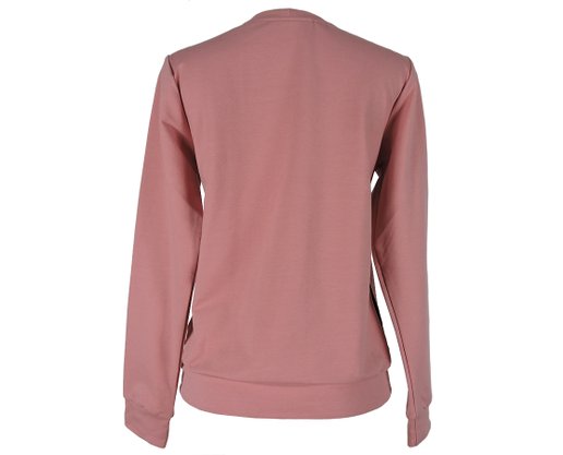 Blusão De Molecotton Feminino Adulto Cat 6844 Tookas Rose
