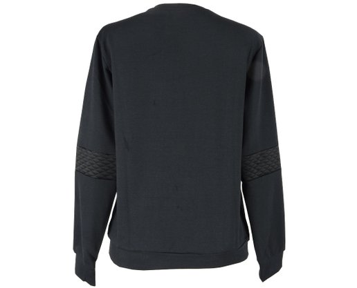 Blusão De Molecotton Feminino Adulto Detalhe Coração 6846 Tookas Preto