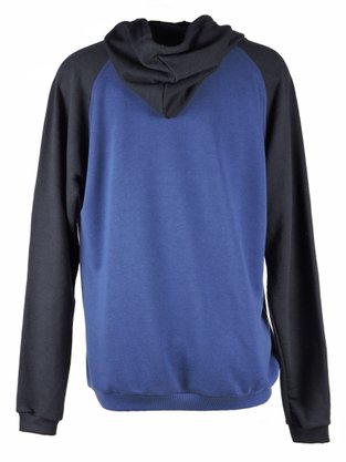 Blusão De Moletinho Masculino Adulto Com Capuz Bolso Canguru 413001 Vanton Marinho