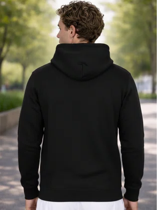 Blusão De Moletom Basic Masculino MMFB-900A Blue Bay Preto