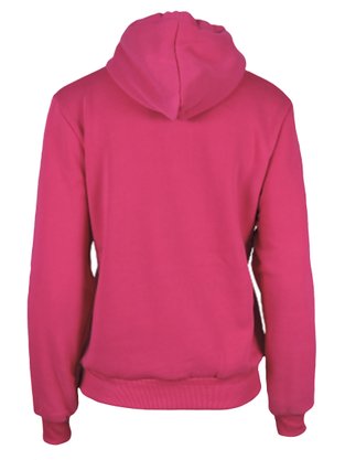 Blusão De Moletom Canguru Com Capuz Feminino Adulto  MFF3007 Proxy Pink