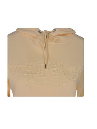 Blusão De Moletom Canguru Com Capuz Feminino Adulto  MFF3010 Proxy creme