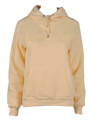 Blusão De Moletom Canguru Com Capuz Feminino Adulto  MFF3010 Proxy creme