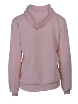 Blusão De Moletom Canguru Com Capuz Feminino Adulto  MFF3010 Proxy Rosa