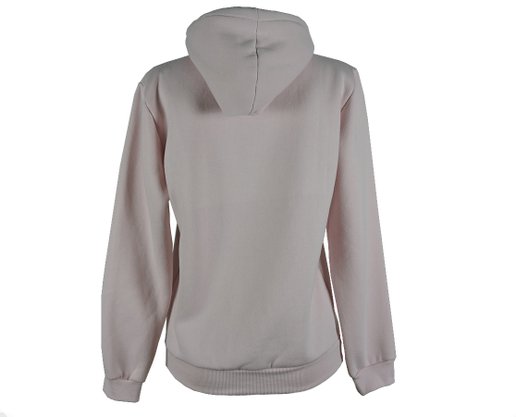 Blusão De Moletom Feminino Adulto Com Capuz Detalhe VNTN 26207 Vanton Rosa Claro