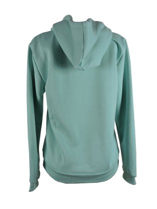 Blusão De Moletom Feminino Adulto Com Capuz Detalhe VNTN 26207 Vanton Verde Claro