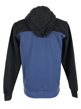 Blusão De Moletom Masculino Adulto Com Bolso Canguru 23020 Vanton Azul e Preto
