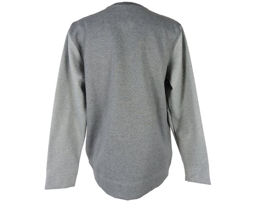 Blusão De Moletom Masculino Adulto Detalhe Listras M112007 Over Surf Mescla