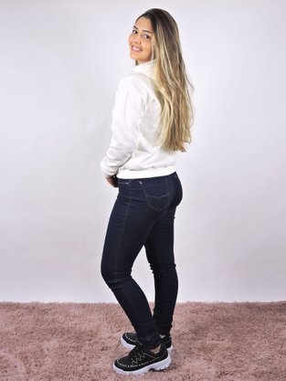 Blusão Feminino Adulto Com Capuz e Bolso Canguru 1512 Mc'Jo Palha