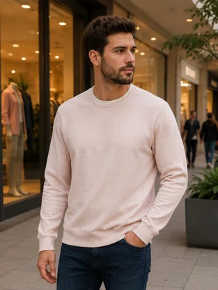 Blusão Masculino Texturizado 1000136320 Malwee Rose