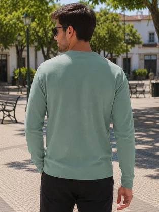 Blusão Masculino Texturizado 1000136320 Malwee Verde