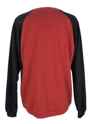 Blusão Moletinho Masculino Adulto Detalhe Logo 23110 Vanton Bordo e preto