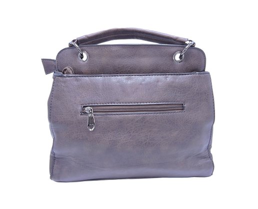 Bolsa De Mão Feminina Adulto Sintética Com Detalhe de Tachas X-6074 CH&LR Marrom Escuro