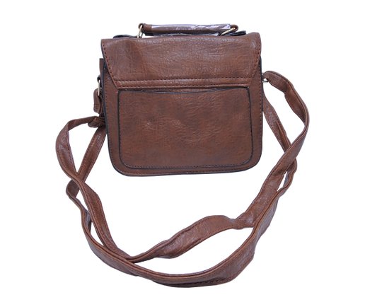 Bolsa De Ombro Feminina Adulto Sintética Com Detalhe De Pedras L71053 KL Wain Café