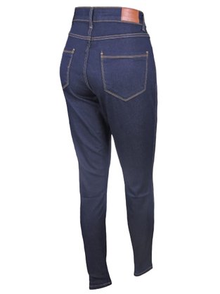 Calça Cigarrete Feminina Adulto Athletic 48187 Zune Denim Jeans Escuro