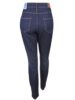 Calça Cigarrete Feminina Adulto Athletic 48187 Zune Denim Jeans Escuro