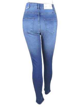 Calça Cigarrete Feminina Adulto 48185 Zune Denim Jeans Claro