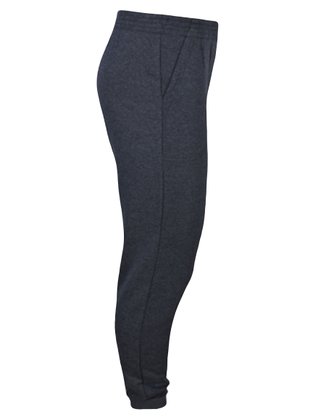 Calça Básica De Moletom  Masculina Adulto Com Punho e Bolso Elizandra Grafite