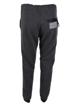 Calça De Moletom Masculina Adulto , Com Logomarca Na Perna, Detalhe Em Zíper Nos Bolsos  25976 Fatal Grafite