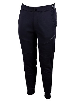 Calça De Moletom Masculina Adulto Detalhe Botão E Elástico 21643 Fatal Preto