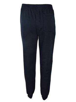 Calça de Moletom Masculina Adulto Lisa com Elastano 1000006670 Malwee Marinho
