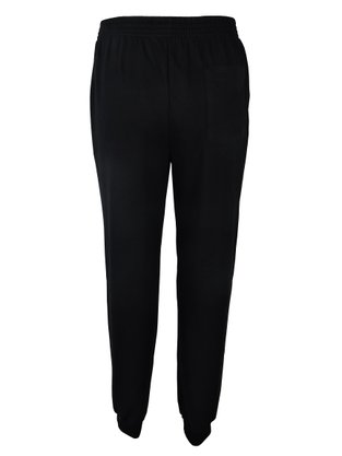 Calça de Moletom Masculina Adulto Lisa com Elastano 1000006670 Malwee Preto