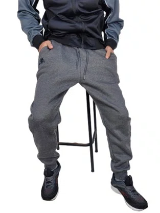 Calça De Moletom Masculino Adulto EKP471894 Kappa Chumbo