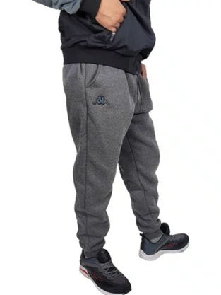 Calça De Moletom Masculino Adulto EKP471894 Kappa Chumbo