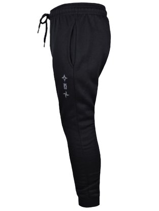 Calça De Moletom Masculino Juvenil 123138103 Over Preto