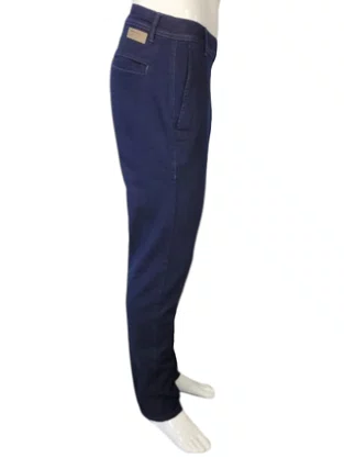 Calça De Sarja Reta Masculina Adulto 55605 Mormaii Marinho