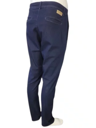 Calça De Sarja Reta Masculina Adulto 55605 Mormaii Marinho