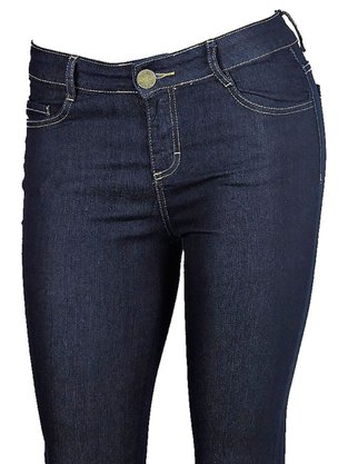 Calça Feminina Adulto Skinny 1000022751 Malwee Jeans Escuro