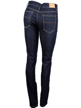 Calça Feminina Adulto Slim Fit Lisa 1000023262 Malwee Jeans Escuro