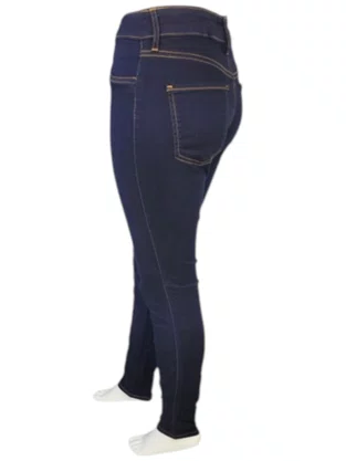 Calça Jeans Feminina Adulto Skinny JV023 Lunender Jeans Escuro