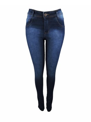 Calça Jeans Feminina 120 Ativip Jeans Escuro