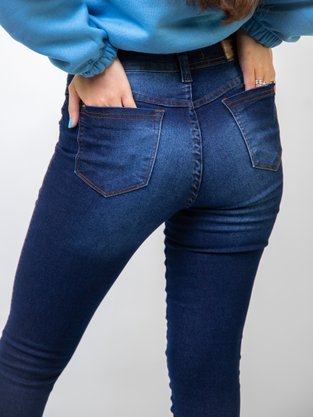 Calça Jeans Feminina 120 Ativip Jeans Escuro