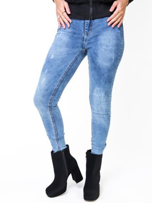 Calça Jeans Feminina Adulto Com Elastano 108 Unigirls Jeans