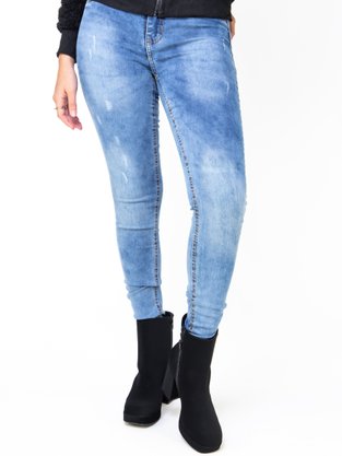 Calça Jeans Feminina Adulto Com Elastano 108 Unigirls Jeans