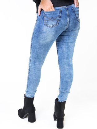 Calça Jeans Feminina Adulto Com Elastano 108 Unigirls Jeans