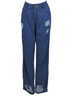 Calça Jeans Feminina Adulto Mom 860 Ativip Jeans
